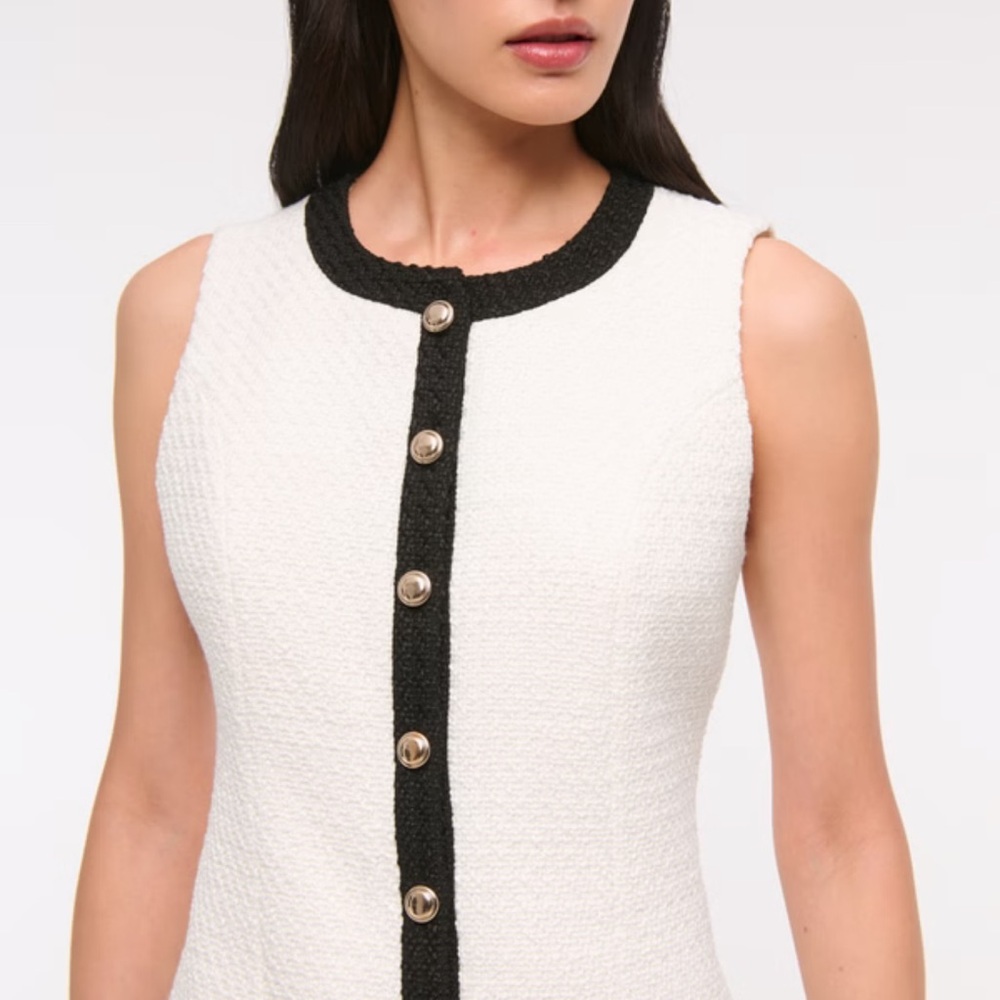 The A&F Mara Tweed Mini Dress NEW - Picture 6 of 12